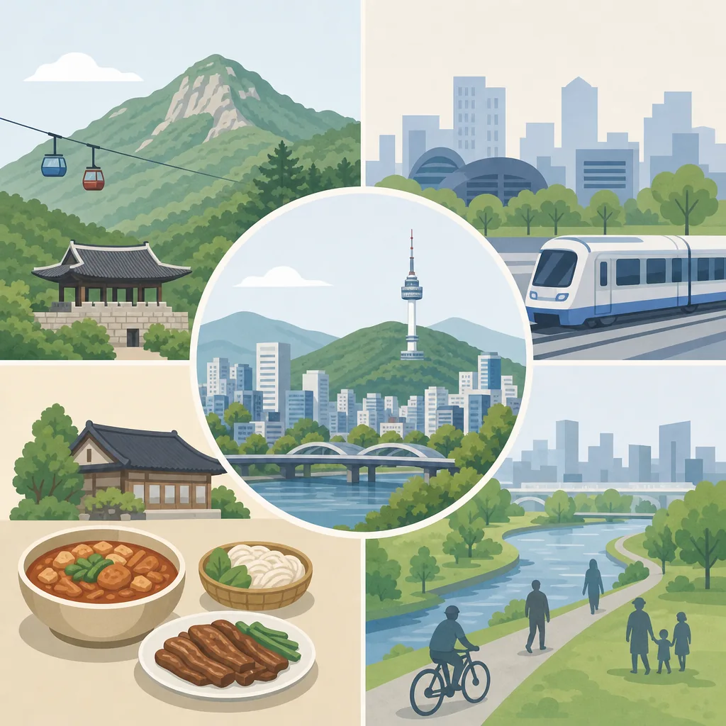 Daegu explained as inland, market-driven, textile-shaped, and heat-prone compared with Seoul and Busan