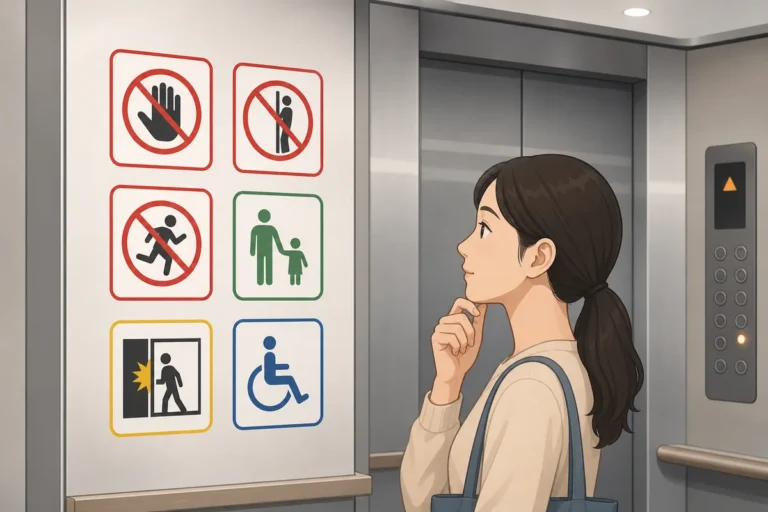 Elevator Signs Explained in Korea: What Common Notices Mean