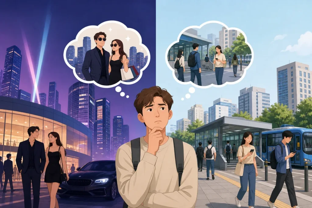 foreigners get wrong about gangnam gangnam area map showing Gangnam Station and nearby districts