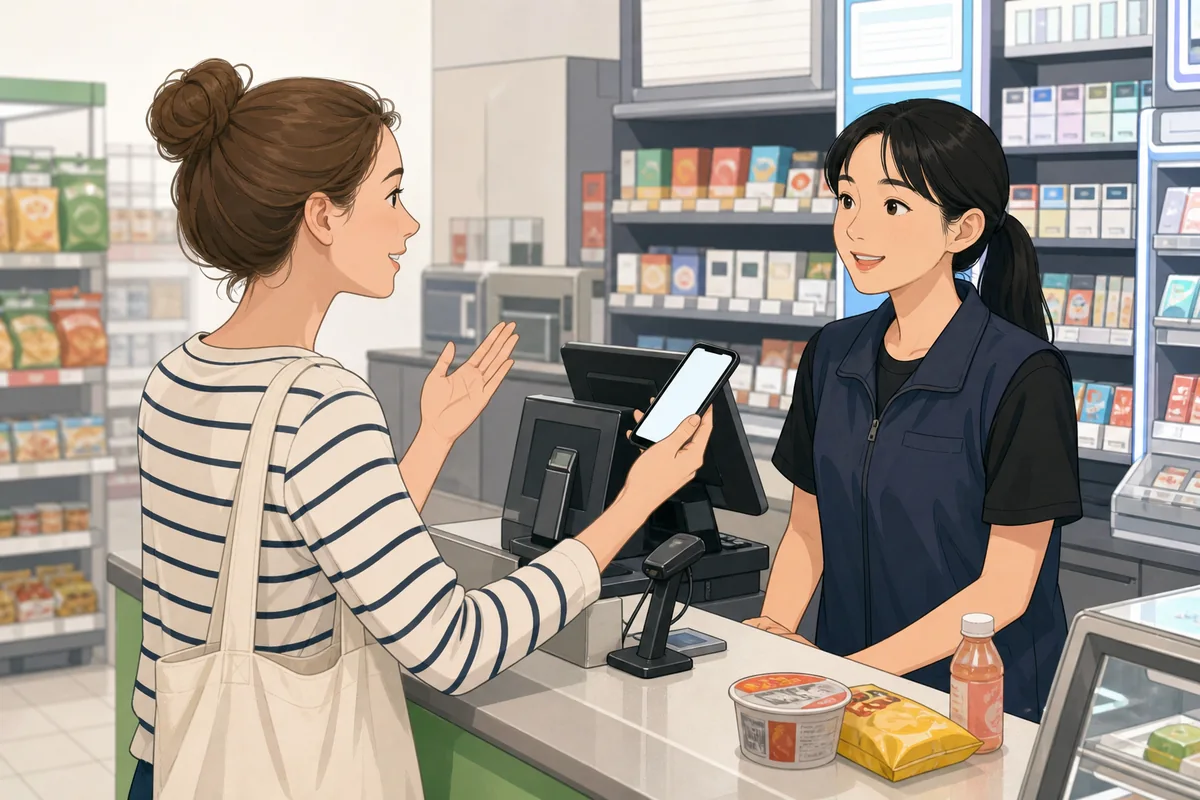 i dont speak korean politely in a convenience store with a polite English request