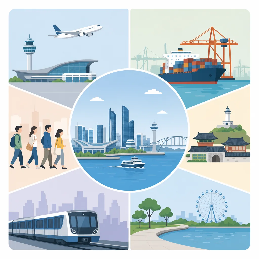 incheon port city old town Chinatown Wolmido Songdo and islands comparison