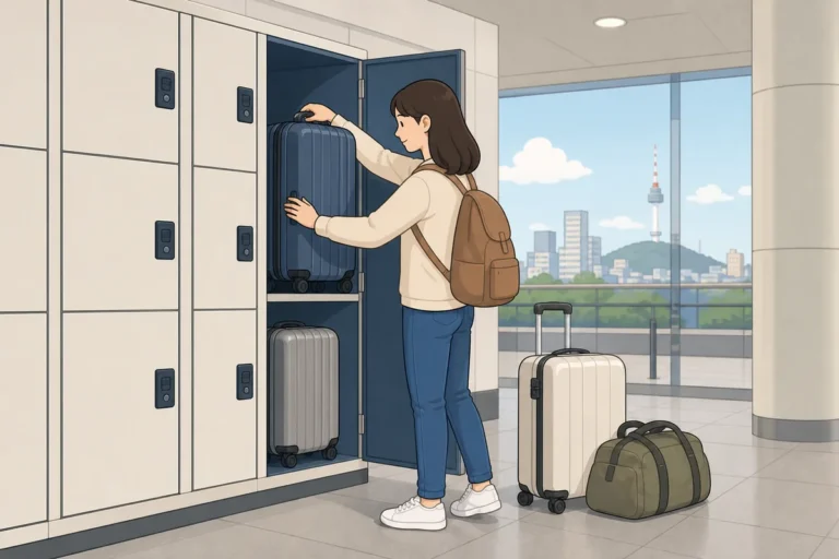 Jjim Storage in Korea: How to Use Luggage Storage Services