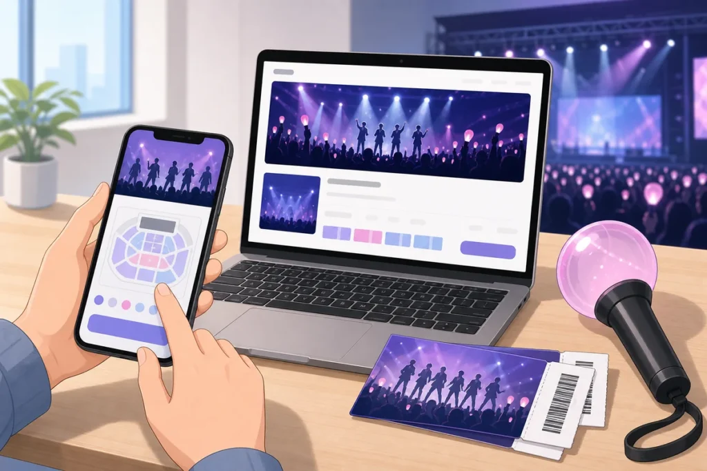 k pop concert tickets buying guide for foreigners in Korea