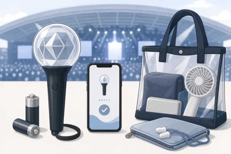Lightstick Rules in Korea: Batteries, App Connection, and Concert Day Tips