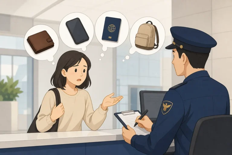 Korean Phrases for Lost Items: Wallet, Phone, Passport, and Bag-지갑 잃어버렸어요, 휴대폰, 여권, 가방