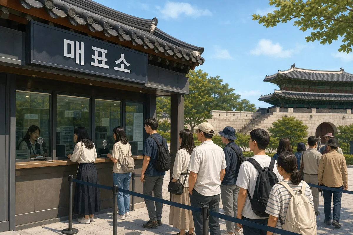 maepyoso meaning ticket counter and 발권 in Korea