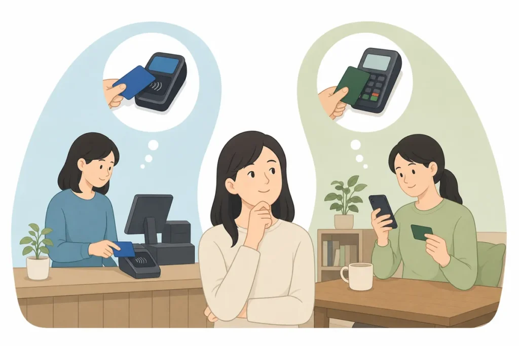 seonbul meaning on a Korean prepaid payment sign and card terminal