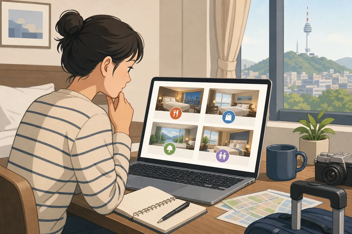 seoul neighborhoods hotel choice by shopping nightlife and quiet areas