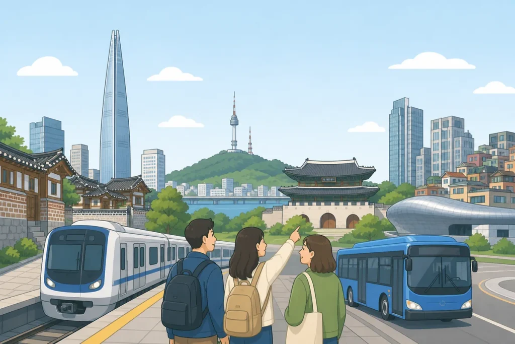 seoul neighborhoods compared for first-time visitors in Seoul