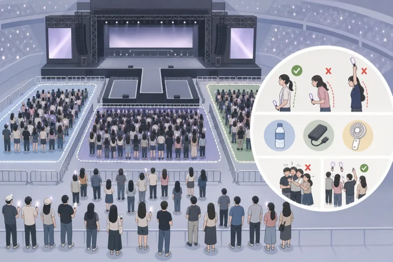 Standing Zone Guide for K-pop Concerts in Korea