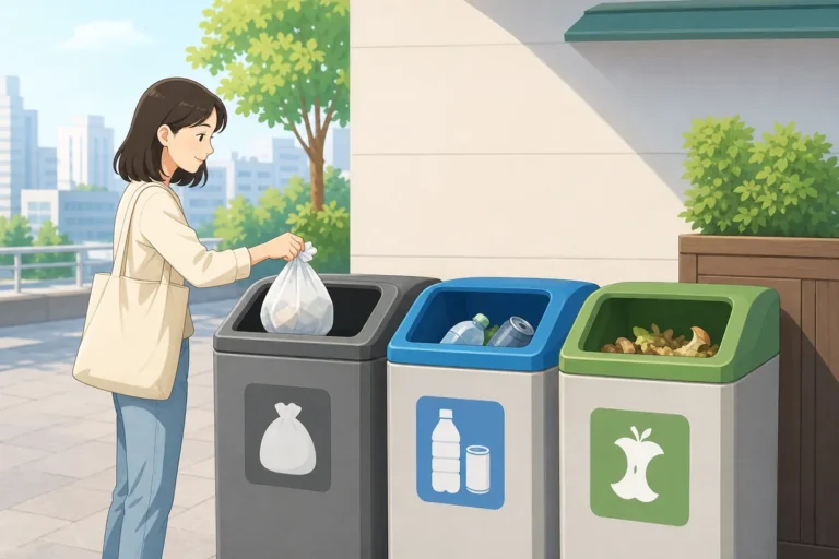 Trash in Korea for Tourists: How to Separate General Waste, Recycling, and Food Waste