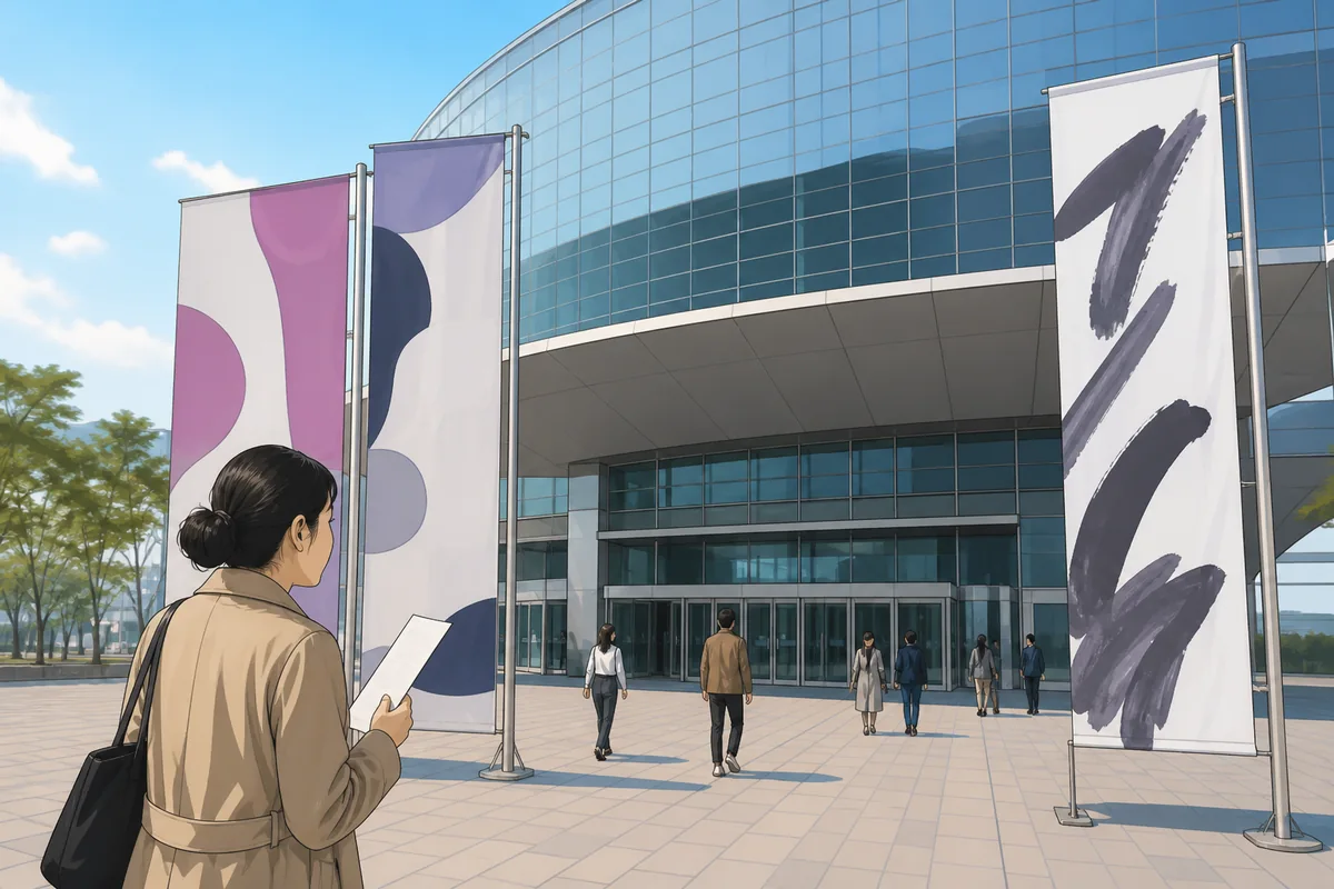 frieze seoul 2026 seoul art week frieze seoul and Kiaf Seoul entrance signage at COEX