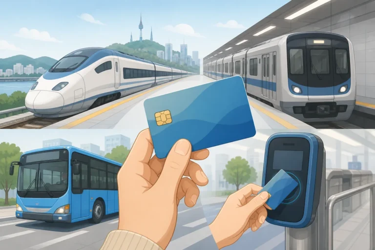 korail pass explained korail pass plus card for KTX subway bus and payments in Korea