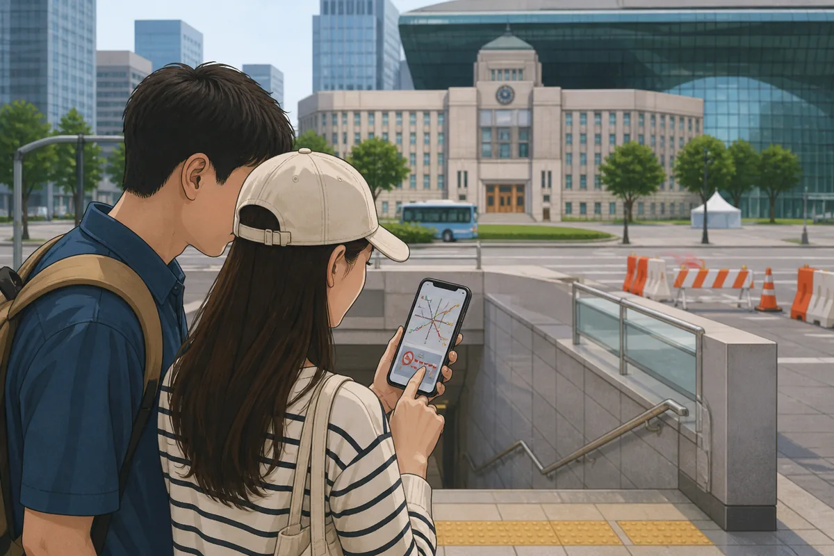 Seoul transit alerts and road restrictions for korea liberation day 2026