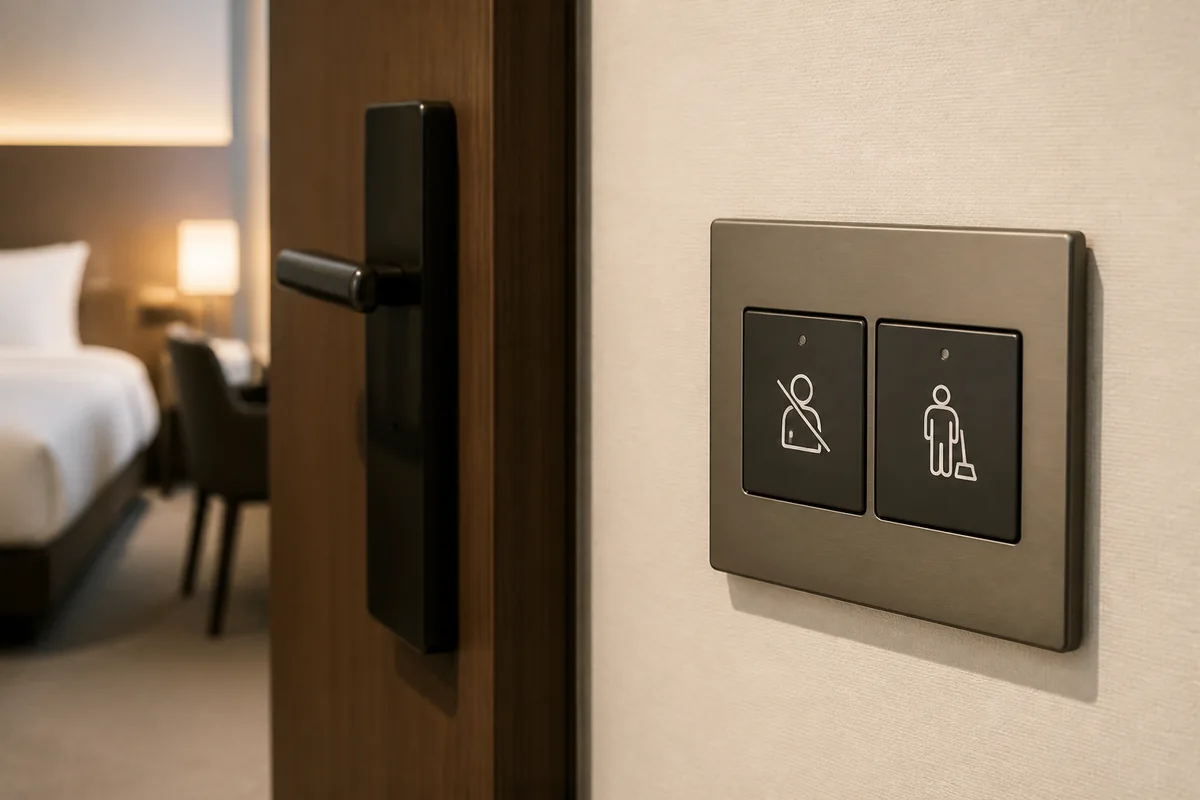 hotel front desk help for korean hotel room controls