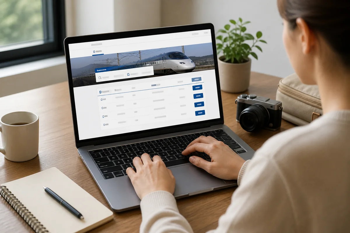 ktx tickets search results on the KORAIL English booking page