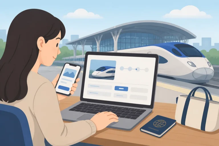ktx tickets booking in the KORAIL English system without a Korean account