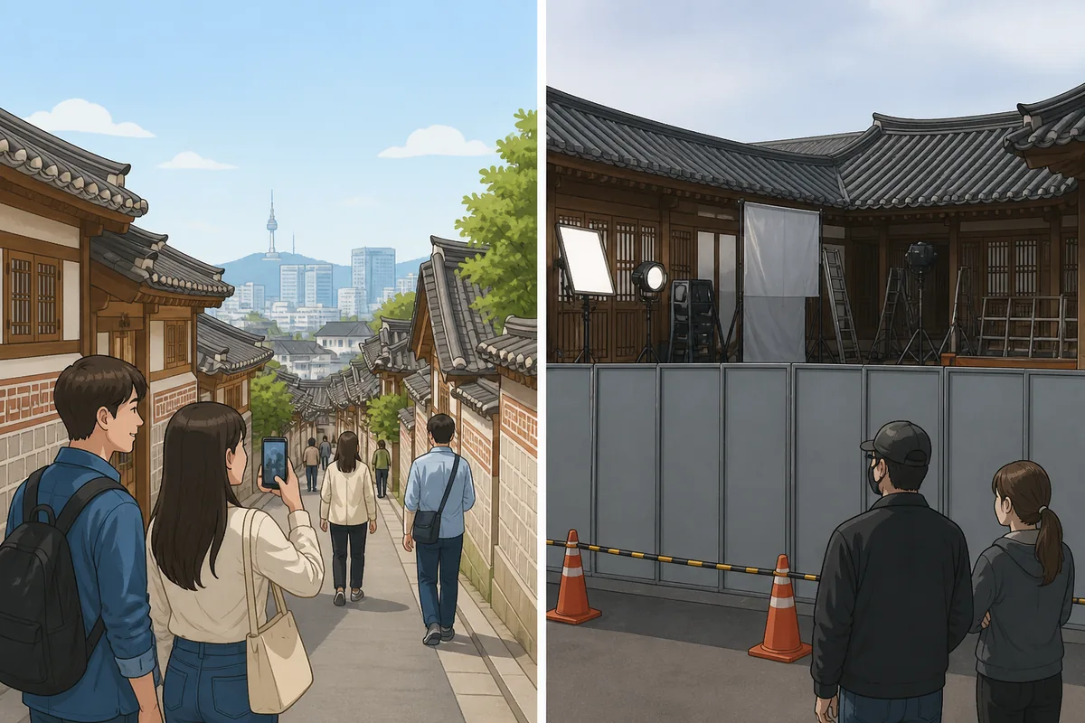 Mangwon-dong street view tied to our sticky love filming locations