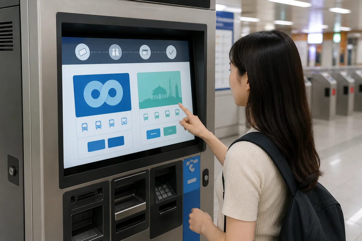 seoul climate card kiosk screen showing tourist day pass options after the 2026 change