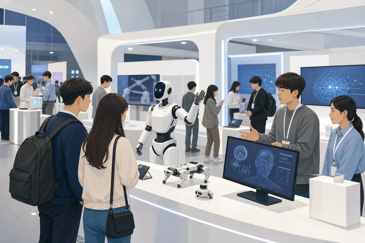 try everything 2026 session hall and startup demo area at DDP